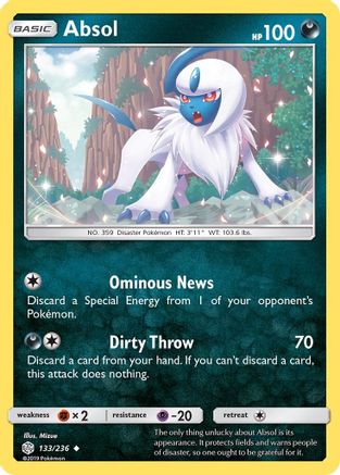 Absol - 133/236 [SM - Cosmic Eclipse]