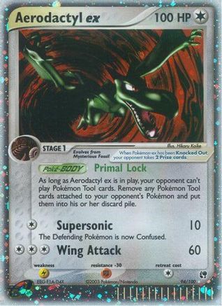 Aerodactyl ex - 94/109 [Sandstorm] Holofoil