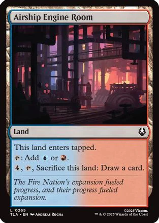 Airship Engine Room [Avatar: The Last Airbender] Foil
