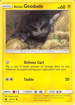 Alolan Geodude - 32/111 [SM - Crimson Invasion]