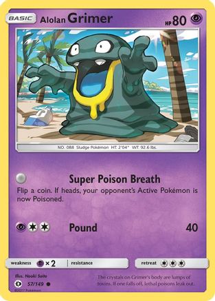Alolan Grimer - 57/149 [SM Base Set]