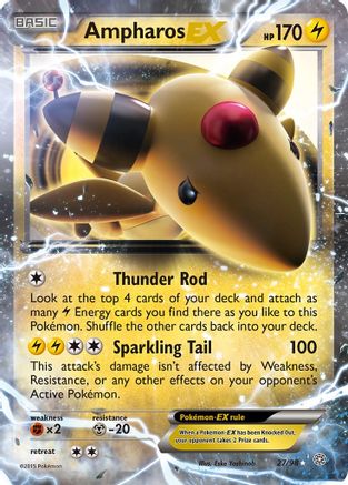 Ampharos EX - 27/106 [XY - Ancient Origins] Holofoil