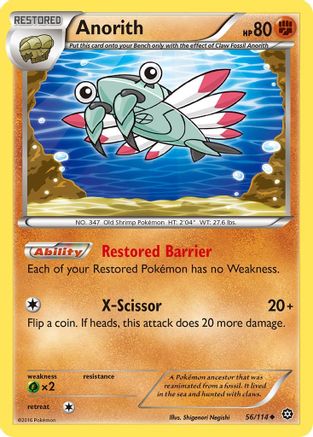 Anorith - 56/114 [XY - Steam Siege]