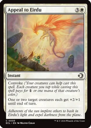 Appeal to Eirdu [Lorwyn Eclipsed] Foil