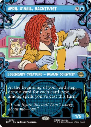 April O'Neil, Hacktivist (0227) (Showcase) [Teenage Mutant Ninja Turtles] Foil