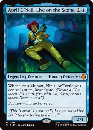 April O'Neil, Live on the Scene [Commander: Teenage Mutant Ninja Turtles] Foil