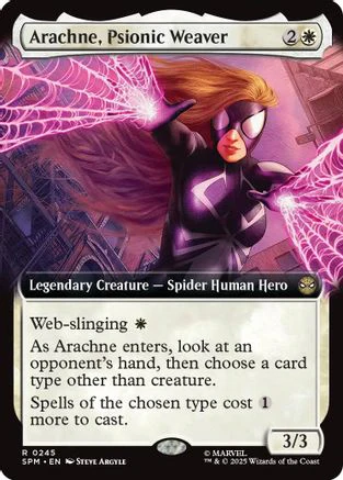 Arachne, Psionic Weaver (Extended Art) [Marvel's Spider-Man] Foil