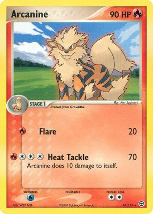 Arcanine - 18/95 [FireRed & LeafGreen] Reverse Holofoil