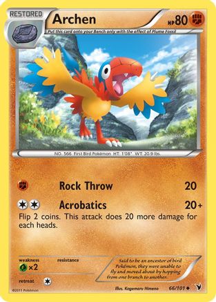 Archen - 66/98 [Noble Victories] Reverse Holofoil