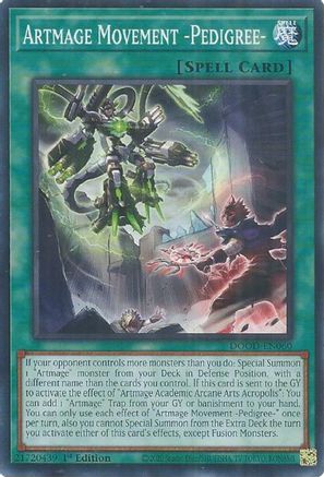 Artmage Movement -Pedigree- [DOOD-EN060] Common / Short Print 1st Edition