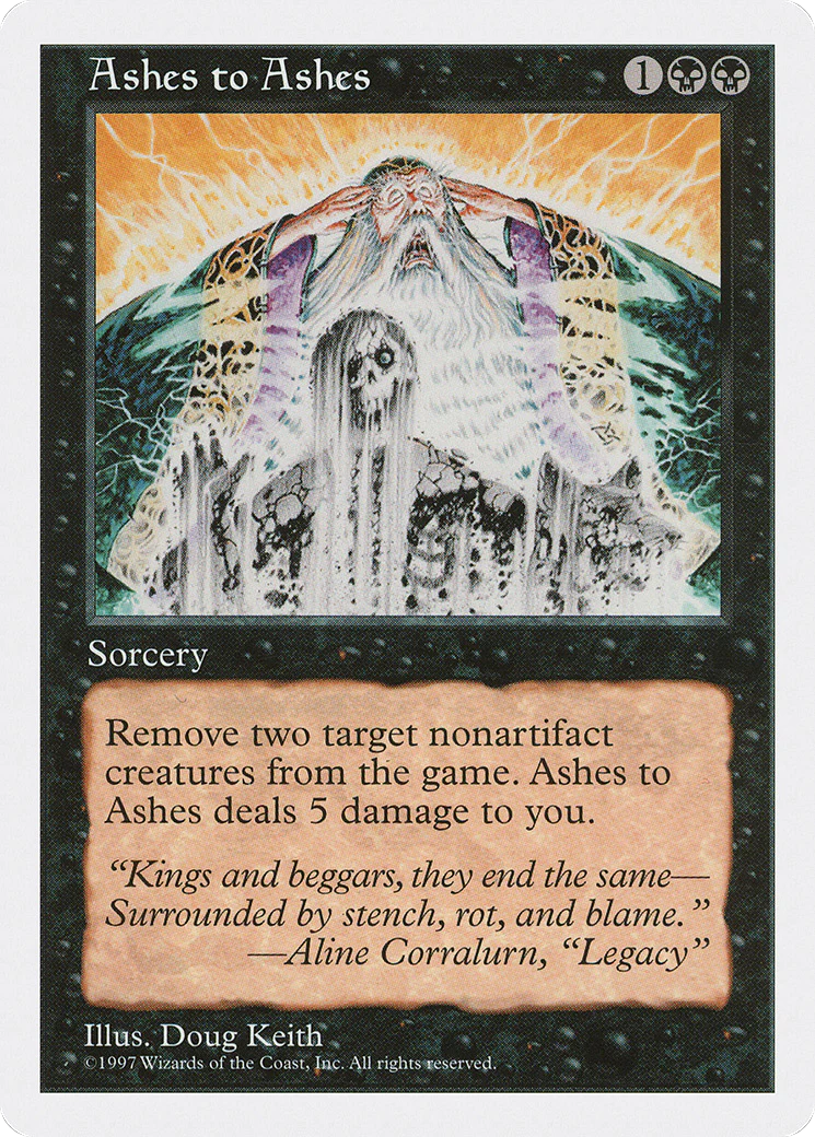 Ashes to Ashes [Fifth Edition]