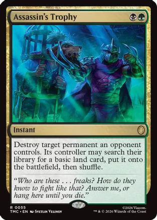 Assassin's Trophy [Commander: Teenage Mutant Ninja Turtles] Foil