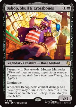 Bebop, Skull & Crossbones [Commander: Teenage Mutant Ninja Turtles] Foil