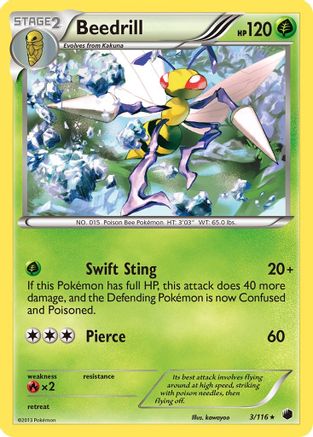 Beedrill - 3/106 [Plasma Freeze] Reverse Holofoil