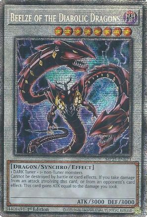 Beelze of the Diabolic Dragons [MP25-EN023] Starlight Rare 1st Edition