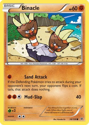 Binacle - 38/106 [XY - Roaring Skies]