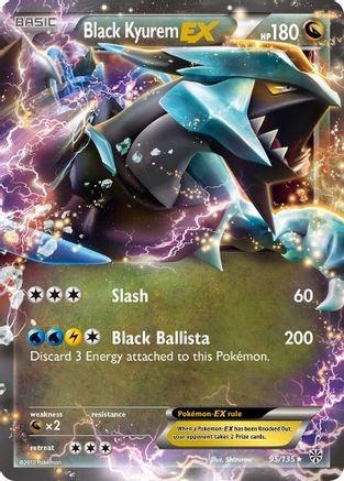 Black Kyurem EX - 95/149 [Plasma Storm] Holofoil