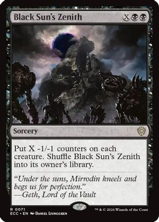 Black Sun's Zenith [Commander: Lorwyn Eclipsed]