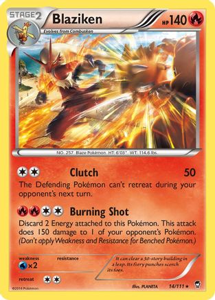 Blaziken - 14/106 [XY - Furious Fists] Holofoil