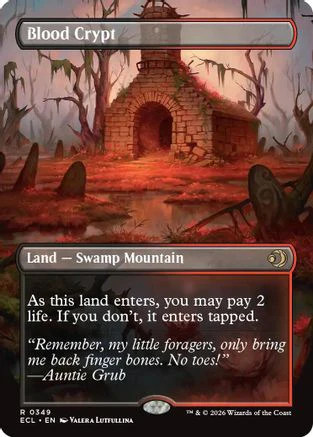 Blood Crypt (Borderless) [Lorwyn Eclipsed] Foil