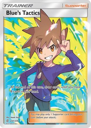 Blue's Tactics (Full Art) - 231/null [SM - Unified Minds] Holofoil