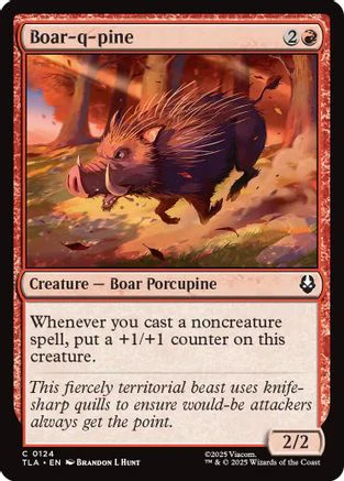 Boar-q-pine [Avatar: The Last Airbender] Foil