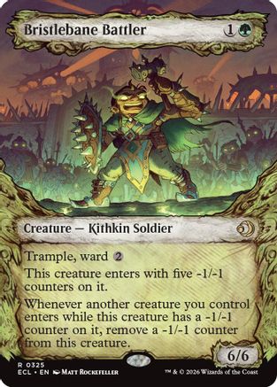Bristlebane Battler (Showcase) [Lorwyn Eclipsed] Foil