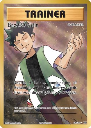 Brock's Grit (Full Art) - 107/108 [XY - Evolutions] Holofoil
