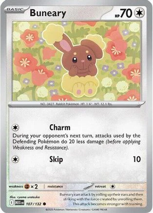 Buneary - 107/null [ME01: Mega Evolution] Reverse Holofoil