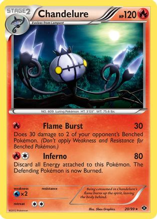 Chandelure - 20/101 [Next Destinies] Holofoil