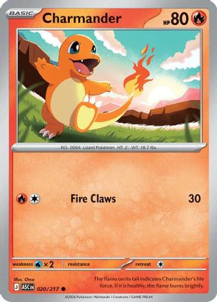 Charmander - 20/null [ME: Ascended Heroes]