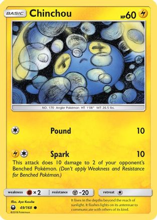 Chinchou - 49/168 [SM - Celestial Storm]