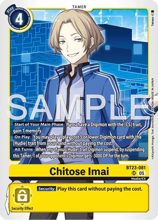 Chitose Imai [BT23-081] [Hackers' Slumber] Foil