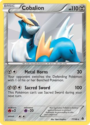 Cobalion - 77/98 [Emerging Powers] Holofoil