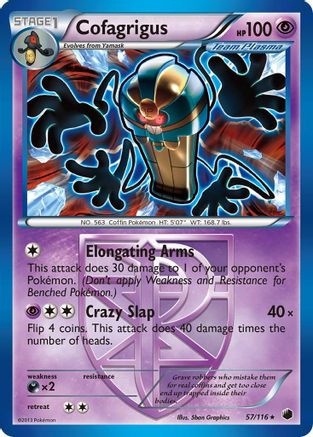 Cofagrigus (Team Plasma) (57) - 57/106 [Plasma Freeze]
