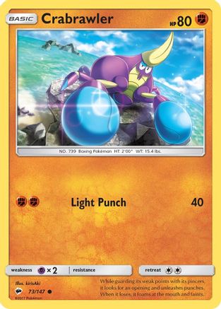 Crabrawler - 73/147 [SM - Burning Shadows]