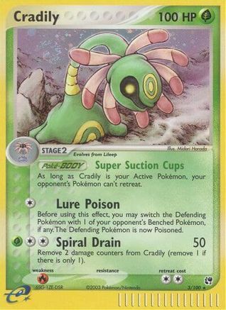 Cradily - 3/109 [Sandstorm] Reverse Holofoil