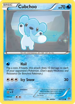 Cubchoo - 40/149 [Plasma Storm] Reverse Holofoil
