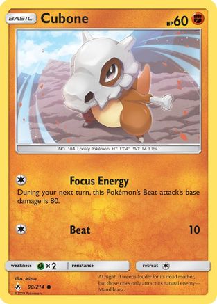 Cubone - 90/214 [SM - Unbroken Bonds]