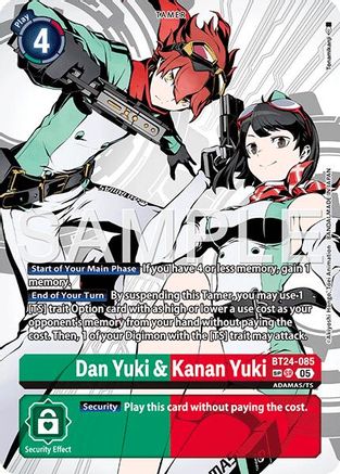 Dan Yuki & Kanan Yuki (SP) [BT24-085] [Time Stranger] Foil