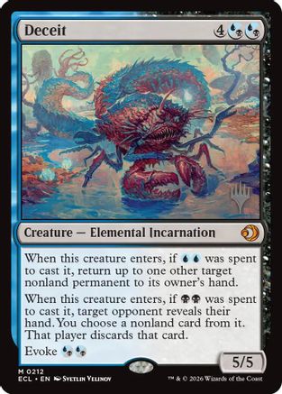Deceit [Promo Pack: Lorwyn Eclipsed]