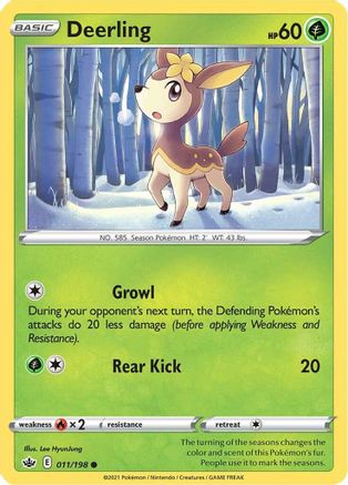 Deerling - 11/198 [SWSH06: Chilling Reign] Reverse Holofoil