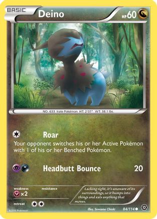 Deino - 84/114 [XY - Steam Siege] Reverse Holofoil