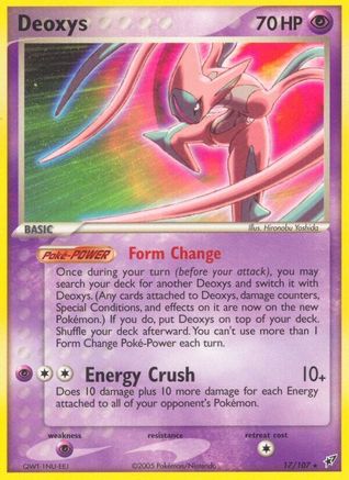 Deoxys (Attack Forme) - 17/109 [Deoxys]