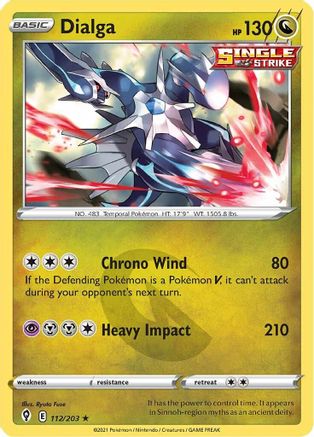 Dialga - 112/203 [SWSH07: Evolving Skies] Holofoil