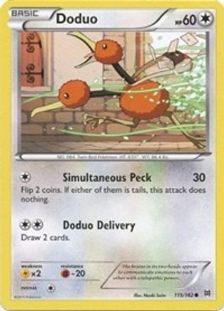 Doduo (115) - 115/106 [XY - BREAKthrough]