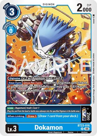 Dokamon [BT23-016] [Hackers' Slumber] Foil