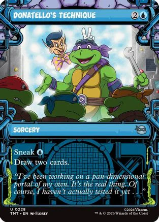 Donatello's Technique (Showcase) [Teenage Mutant Ninja Turtles] Foil