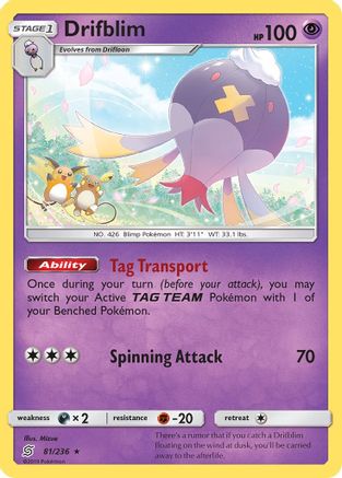 Drifblim - 81/236 [SM - Unified Minds]