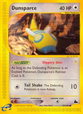 Dunsparce - 53/144 [Skyridge] Reverse Holofoil